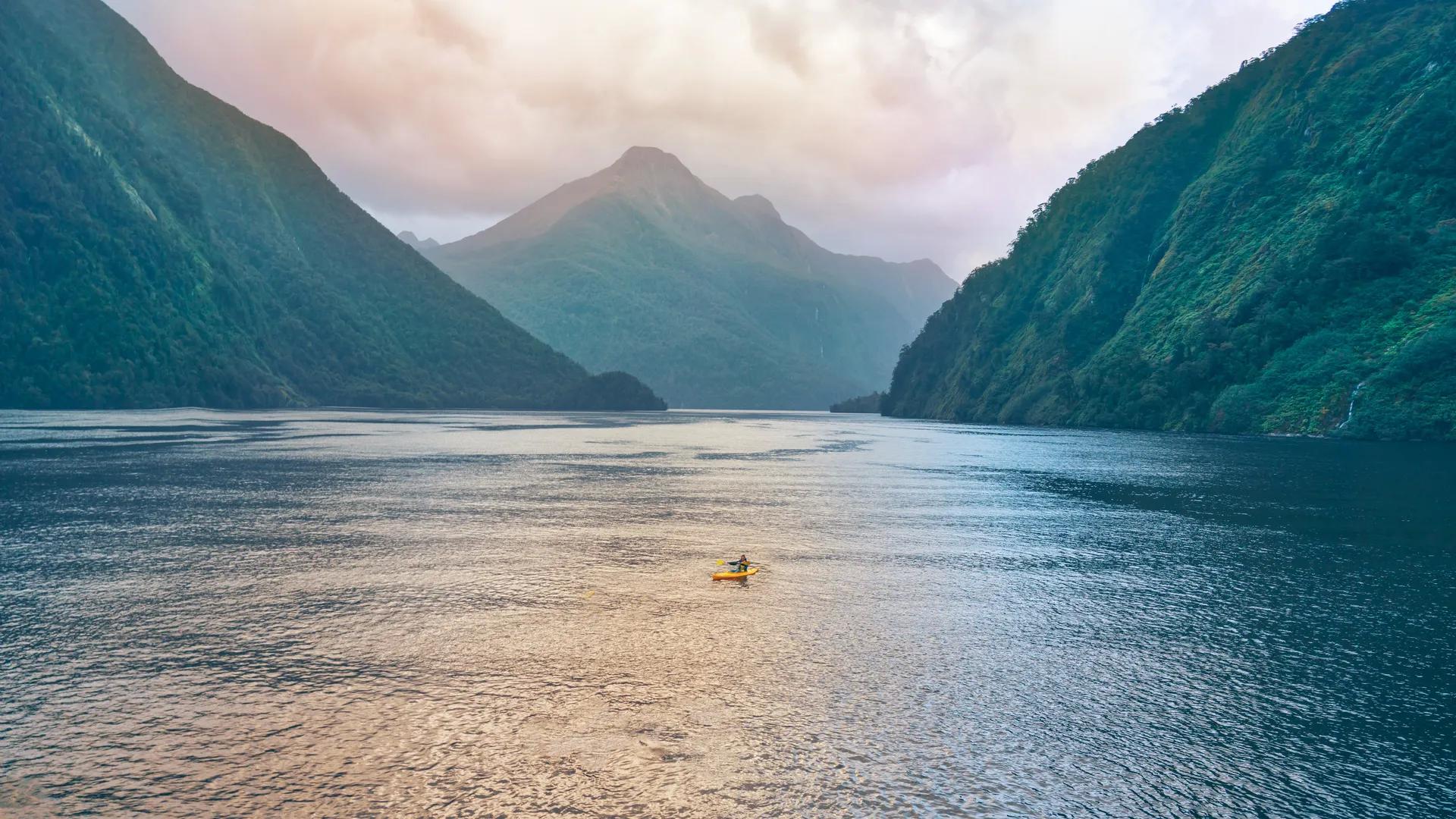 摄影 风景 水 山脉 新西兰 米尔福德湾