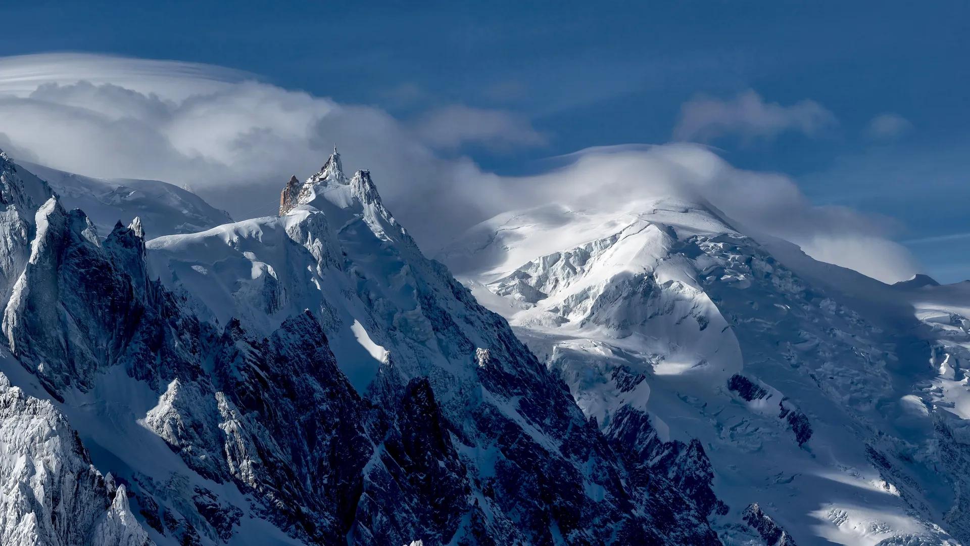 风景 山脉 自然 雪峰 雪山 寒冷 户外  电脑壁纸 4K壁纸