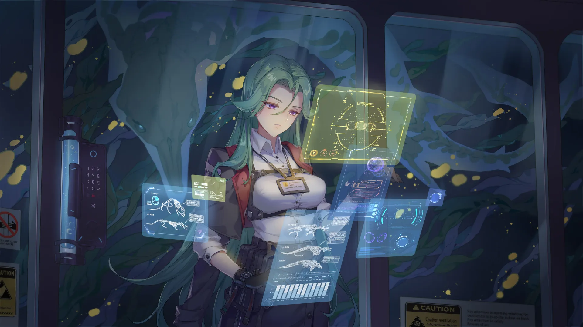 动漫女孩项目屏幕镜像