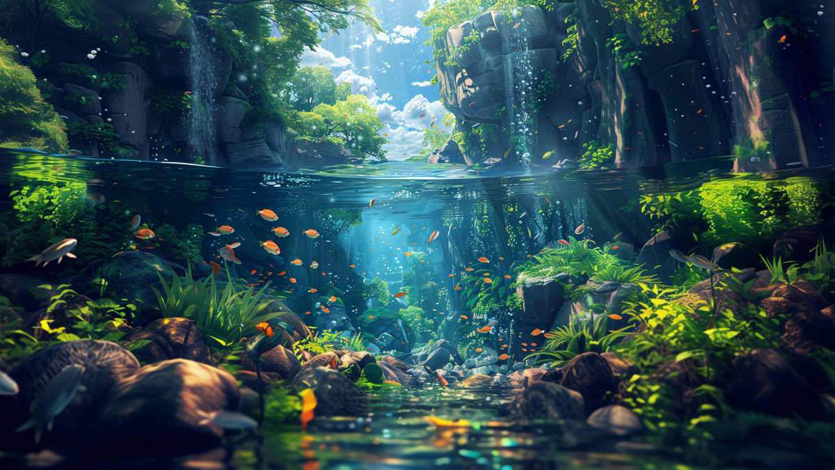 绚丽光影意境壁纸——高清4K超清自然氛围感桌面背景