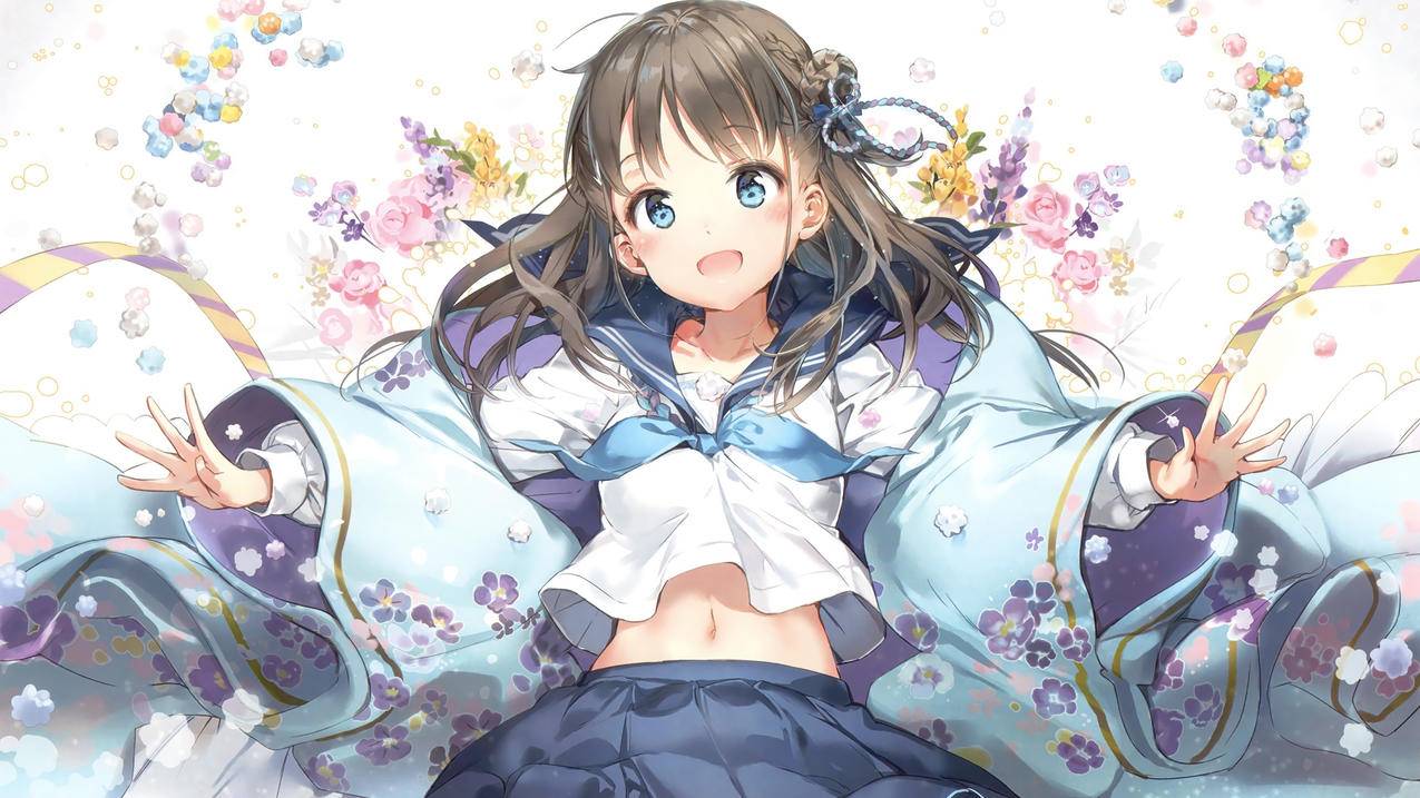 动漫少女高清壁纸